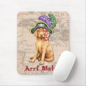 Vizsla Pirate Mousepad (Mit Mouse)