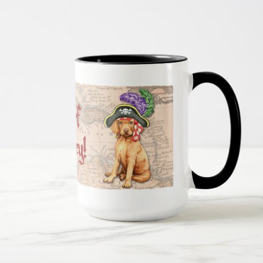 Vizsla Pirate Tasse (Rechts)