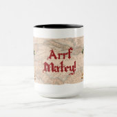 Vizsla Pirate Tasse (Zentrum)