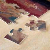 Vizsla Pointer Stance Christmas Bell Hat Puzzle (Seite)