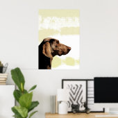 Vizsla Poster (Heimbüro)