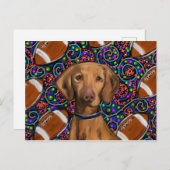 Vizsla Postkarte (Vorne/Hinten)