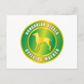Vizsla Postkarte (Vorderseite)