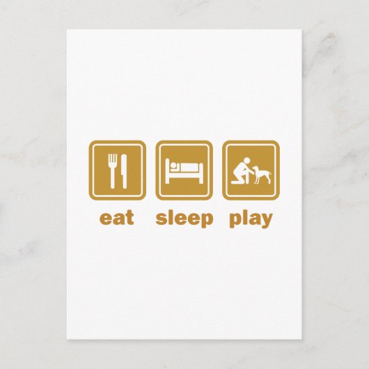 Vizsla Postkarte (Vorderseite)