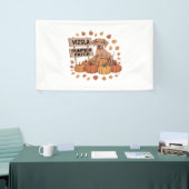 Vizsla Pumpkin Patch Dog Lovers Erntedank Hallo Banner (Messeveranstaltung)