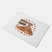 Vizsla Pumpkin Patch Dog Lovers Erntedank Hallo Fußmatte (Schrägansicht)