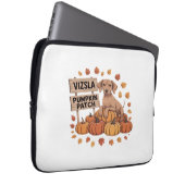 Vizsla Pumpkin Patch Dog Lovers Erntedank Hallo Laptopschutzhülle (Vorne Rechts)