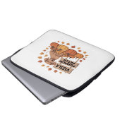 Vizsla Pumpkin Patch Dog Lovers Erntedank Hallo Laptopschutzhülle (Vorne Knopf)