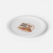 Vizsla Pumpkin Patch Dog Lovers Erntedank Hallo Pappteller (Schrägansicht)