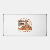 Vizsla Pumpkin Patch Dog Lovers Erntedank Hallo Schreibtischunterlage (Vorderseite)