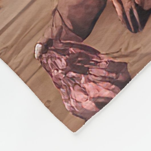 Vizsla Pumpkins Halloween Beängstigend Fleecedecke (Ecke)