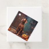 Vizsla Pumpkins Halloween Beängstigend Geschenkanhänger (Beispiel)