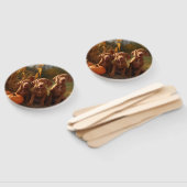 Vizsla Puppy Autumn Delight Pumpkin Fächer (Non-assembled)