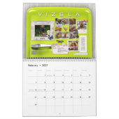 VIZSLA Retro Kühlschrank-Kalender Kalender (Feb 2027)