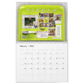 VIZSLA Retro Kühlschrank-Kalender Kalender (Feb 2026)