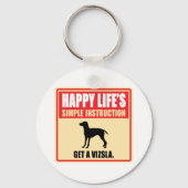 Vizsla Schlüsselanhänger (Vorderseite)