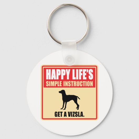 Vizsla Schlüsselanhänger (Vorderseite)