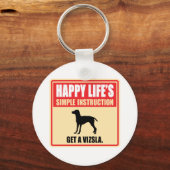 Vizsla Schlüsselanhänger (Vorderseite)