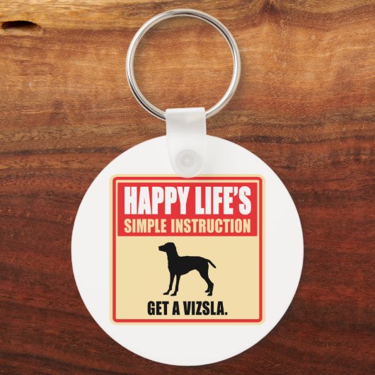 Vizsla Schlüsselanhänger (Vorderseite)