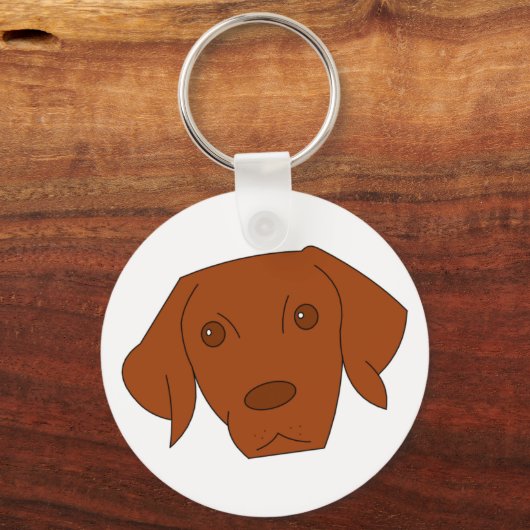 Vizsla-Schlüsselanhänger Schlüsselanhänger (Vorderseite)