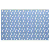 Vizsla Silhouette Pet Light Blue Stoff (Fat Quarter (45,7 x 55,9 cm))