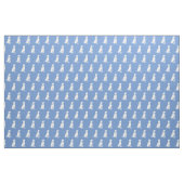 Vizsla Silhouette Pet Light Blue Stoff (Fat Quarter (45,7 x 55,9 cm))
