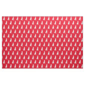 Vizsla Silhouette Pet Red Stoff (Fat Quarter (45,7 x 55,9 cm))