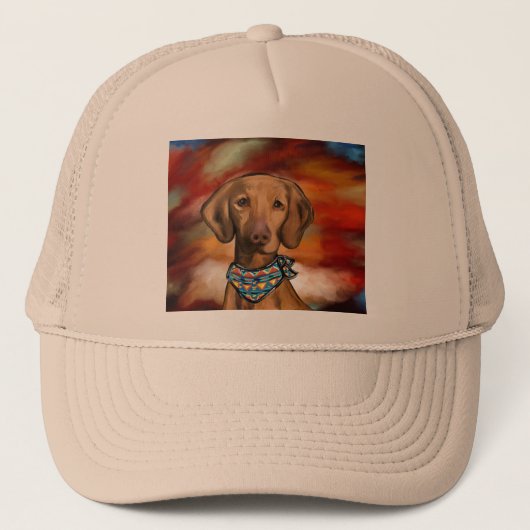 Vizsla Southwestern Truckerkappe (Vorderseite)