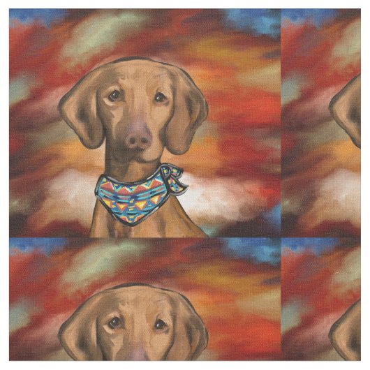 Vizsla Stoff (Nahaufnahme)