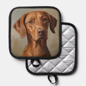 Vizsla Topflappen (Vorderseite/Rückseite)