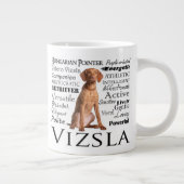 Vizsla Trados Jumbo Tasse (Rechts)
