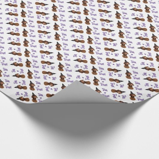 Vizsla Trick Geschenkpapier (Ecke)