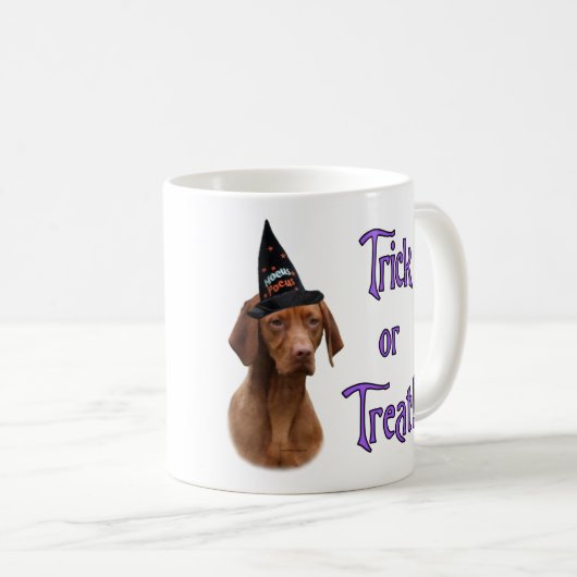 Vizsla Trick Kaffeetasse (VorderseiteRechts)
