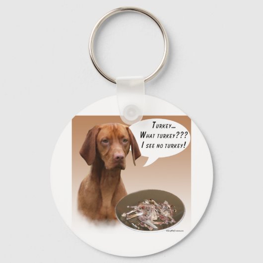 Vizsla Turkey Schlüsselanhänger (Vorderseite)