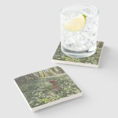 Vizsla-Untersetzer Steinuntersetzer (Seitenansicht)