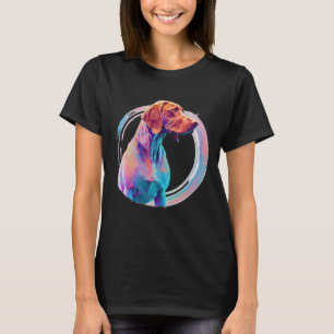 Vizsla Vaporwave Retrowave Ästhetik T-Shirt