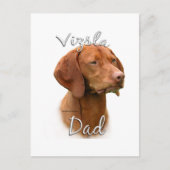 Vizsla-Vater 2 Postkarte (Vorderseite)