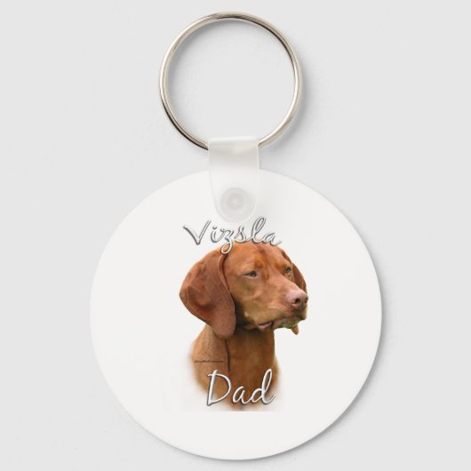 Vizsla-Vater 2 Schlüsselanhänger (Vorderseite)