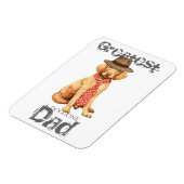 Vizsla-Vater Magnet (Linke Seite)