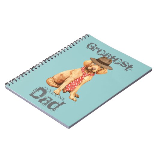 Vizsla-Vater Notizblock (Linke Seite)