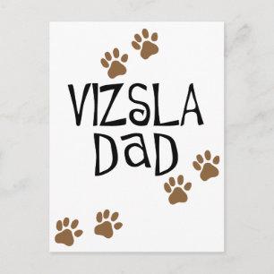 Vizsla-Vater Postkarte