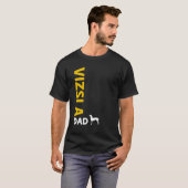 Vizsla Vater T-Shirt (Vorne ganz)