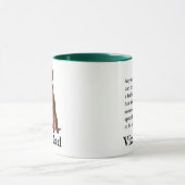 Vizsla Vater Tasse (Zentrum)