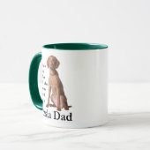 Vizsla Vater Tasse (Vorderseite Links)