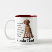 Vizsla Vater-Tasse Zweifarbige Tasse (Links)