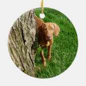 Vizsla Verzierung Keramik Ornament (Hinten)