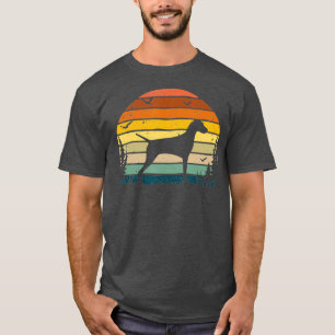 Vizsla Vintag Retro Mama Vater Dog Pet Lover Gesch T-Shirt