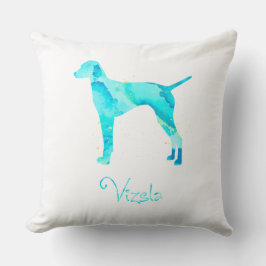 Vizsla Watercolor Design Kissen