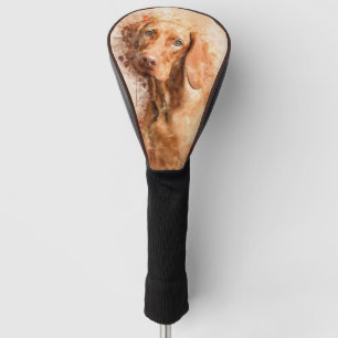 Vizsla Watercolor Golf Headcover