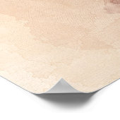 Vizsla Watercolor Poster (Ecke)